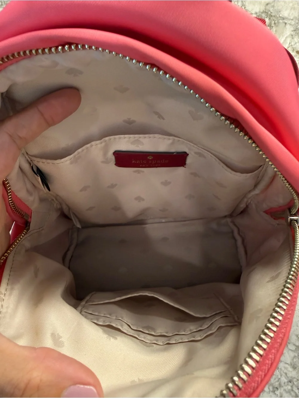 Kate Spade Chelsea The Little Better Nylon Mini Backpack -  Deep Dahlia
